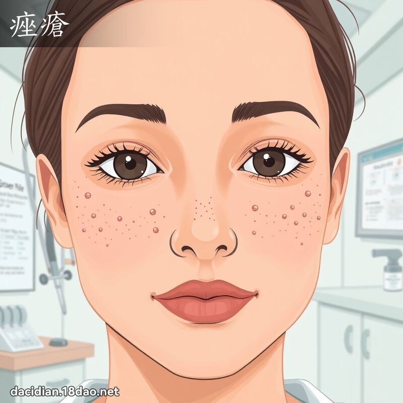 痤瘡 - 國語大辭典配圖