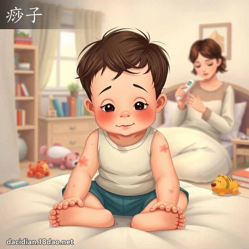 痧子 - 国语大辞典配图