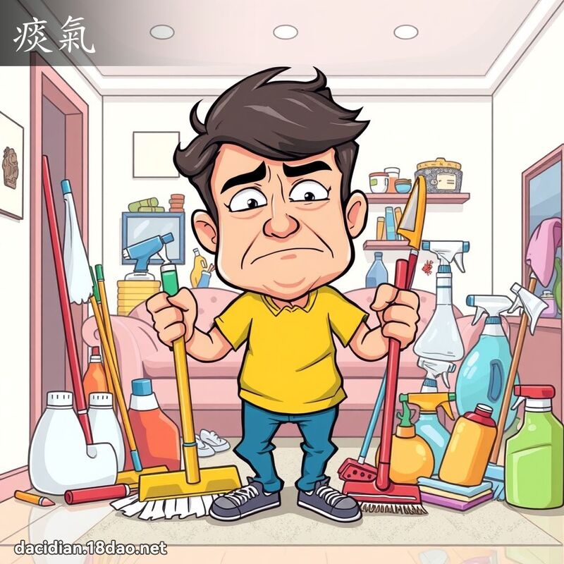 痰氣 - 國語大辭典配圖