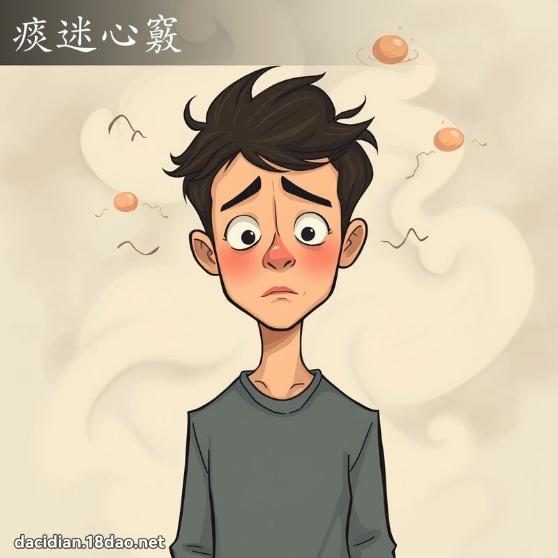 痰迷心竅 - 國語大辭典配圖