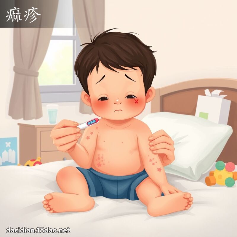 痲疹 - 国语大辞典配图