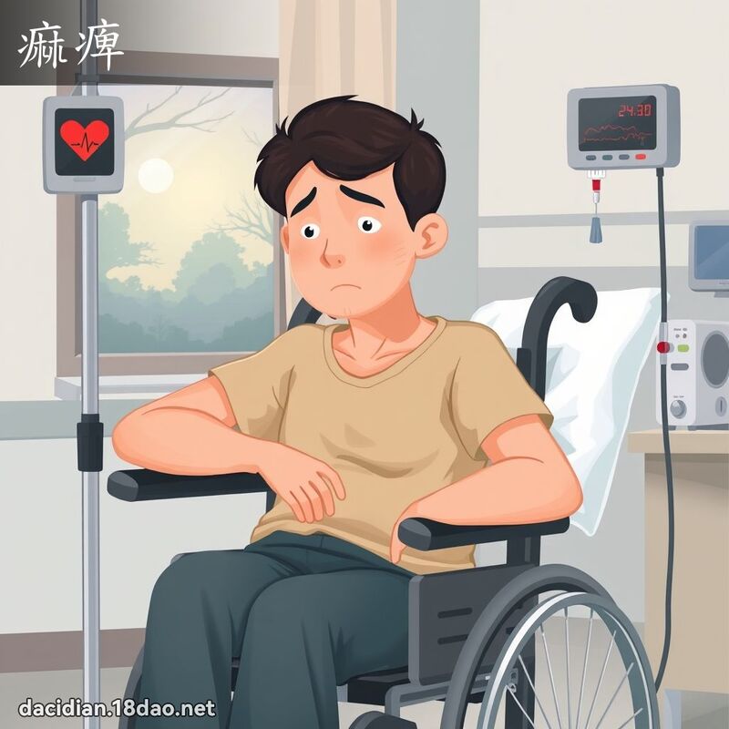 痲痺 - 国语大辞典配图