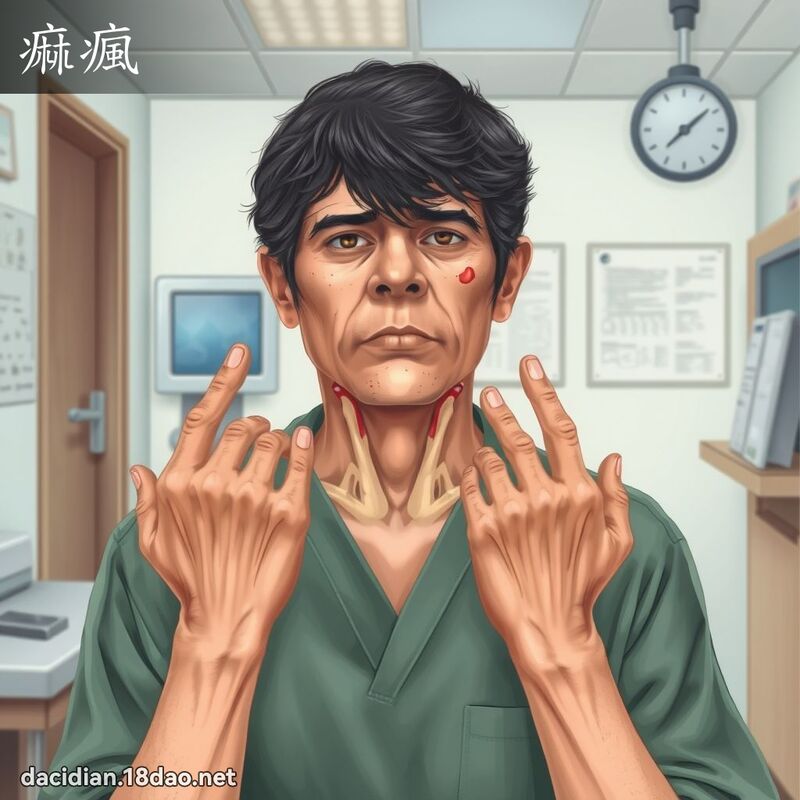 痲瘋 - 國語大辭典配圖