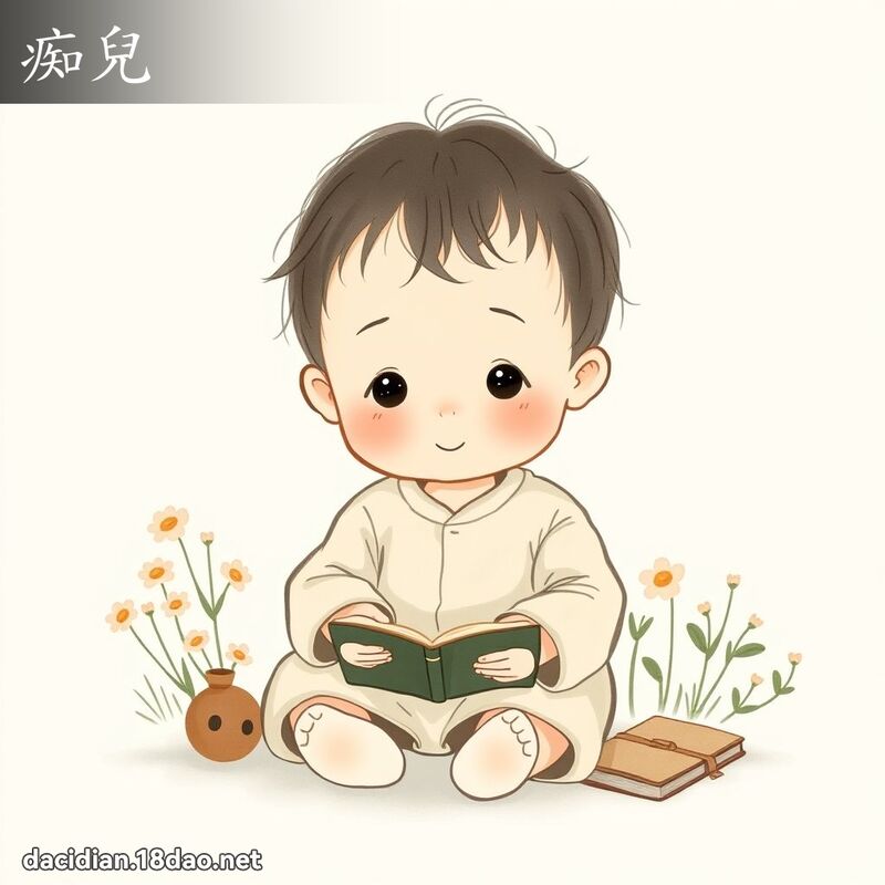 痴儿 - 国语大辞典配图