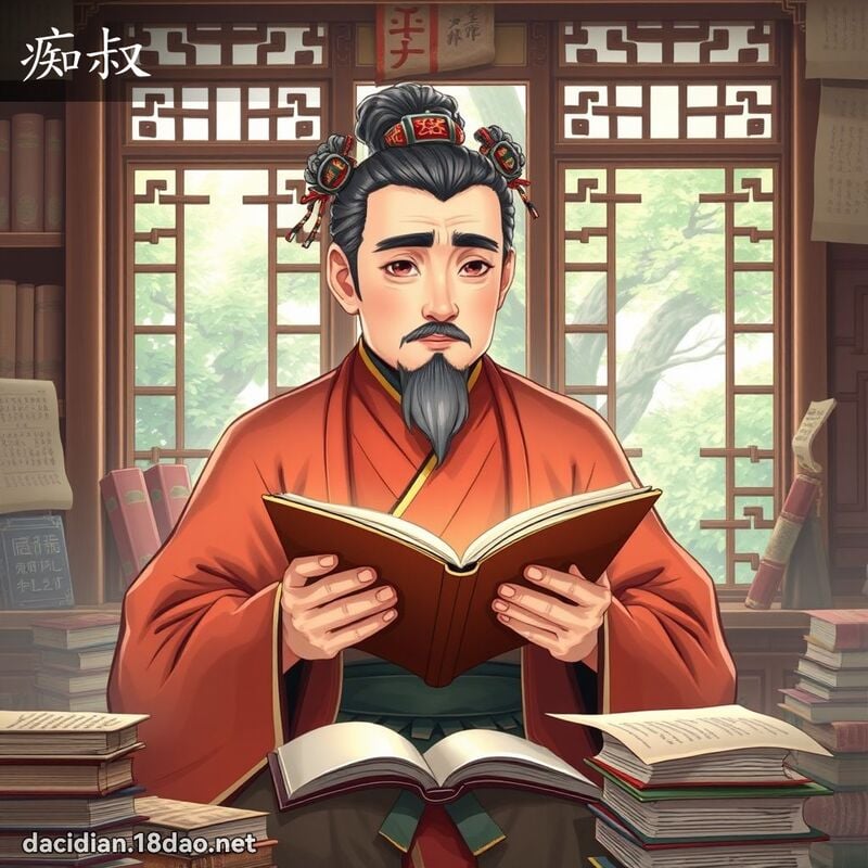 痴叔 - 国语大辞典配图