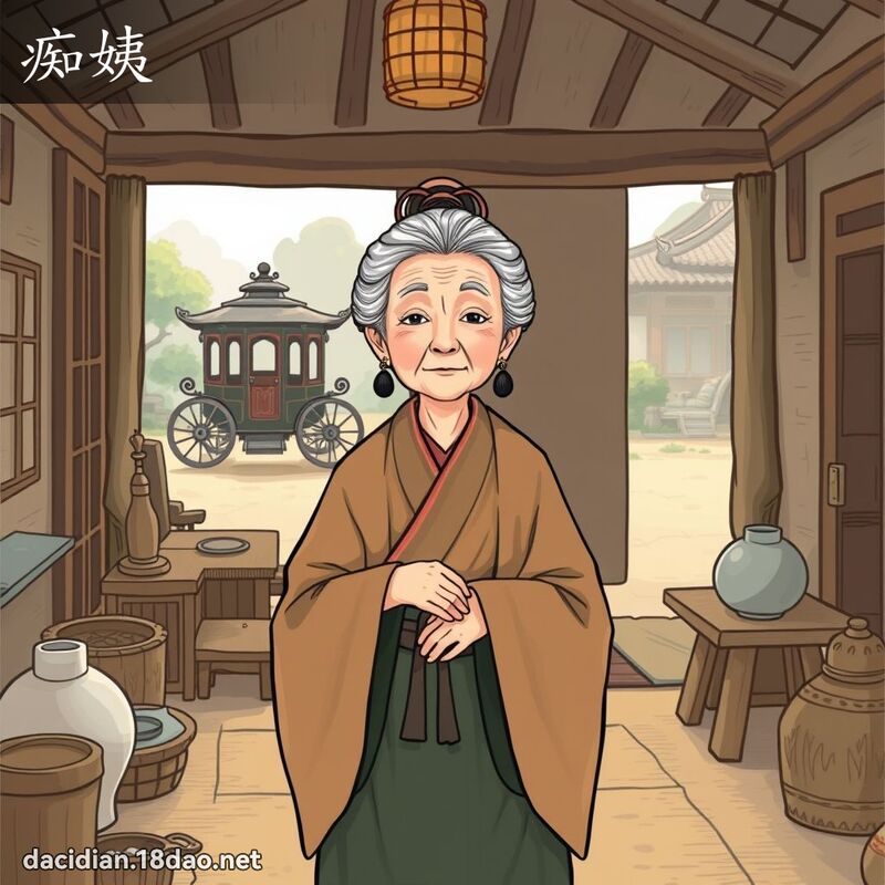 痴姨 - 国语大辞典配图