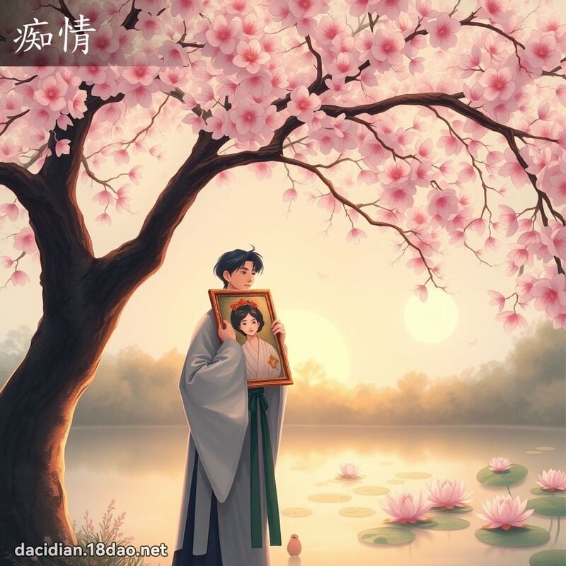 痴情 - 國語大辭典配圖