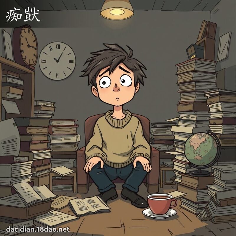 痴獃 - 国语大辞典配图