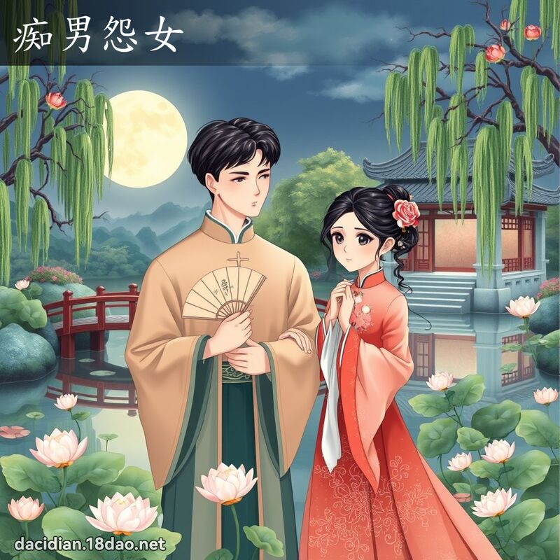 痴男怨女 - 国语大辞典配图