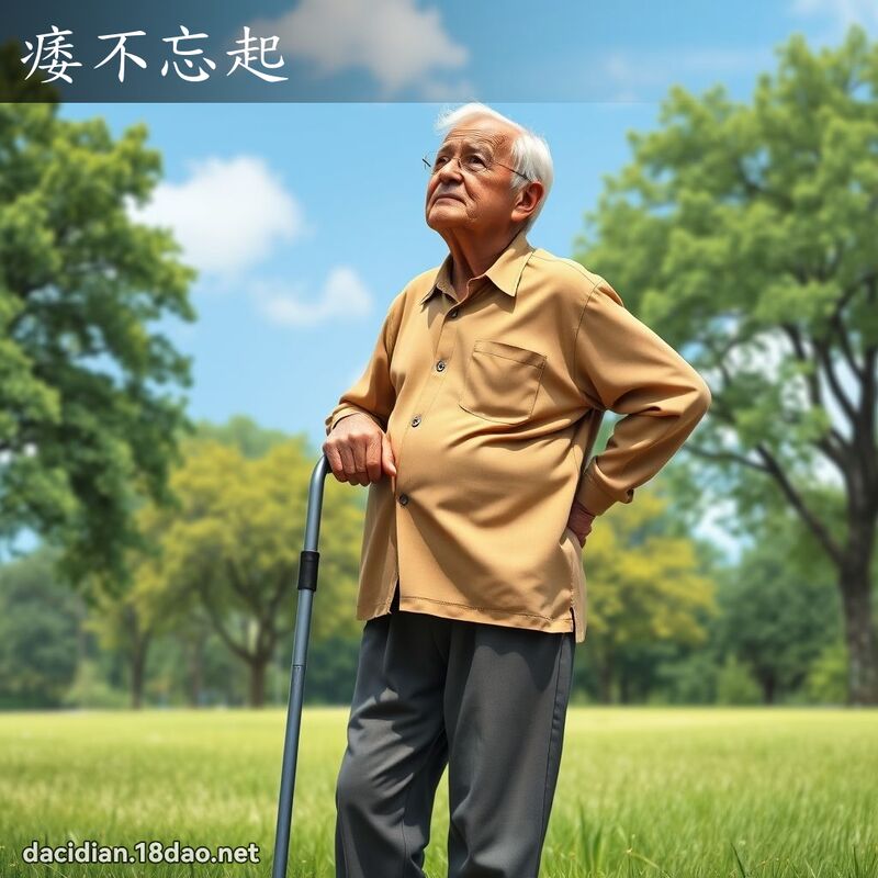 痿不忘起 - 國語大辭典配圖