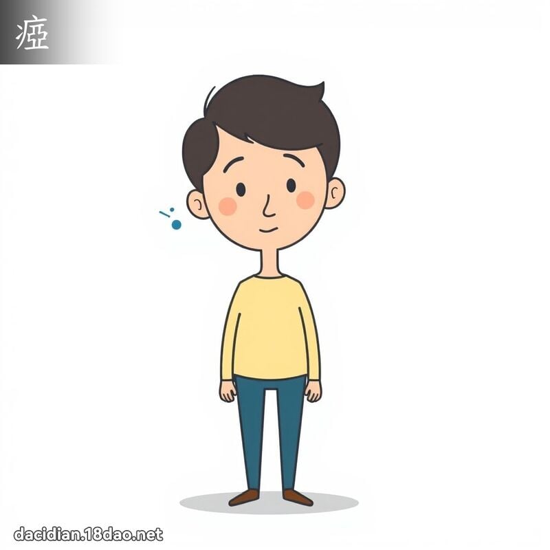 瘂 - 國語大辭典配圖