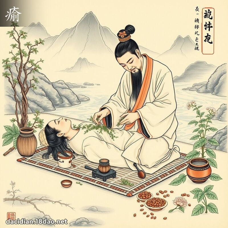 瘉 - 國語大辭典配圖