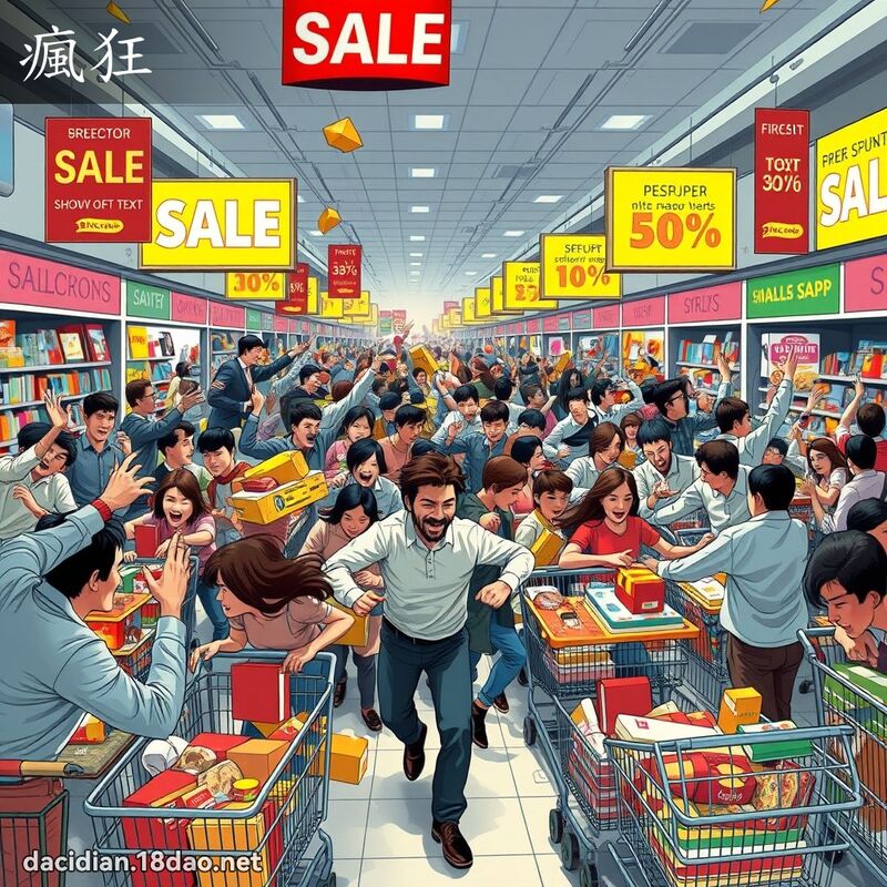 疯狂 - 国语大辞典配图