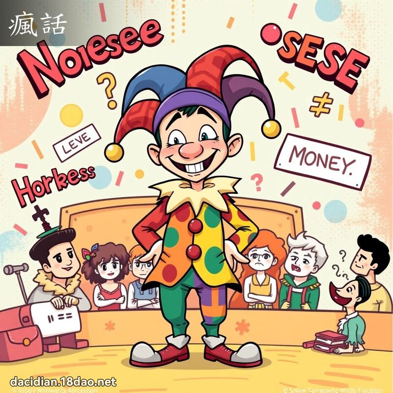 瘋話 - 國語大辭典配圖
