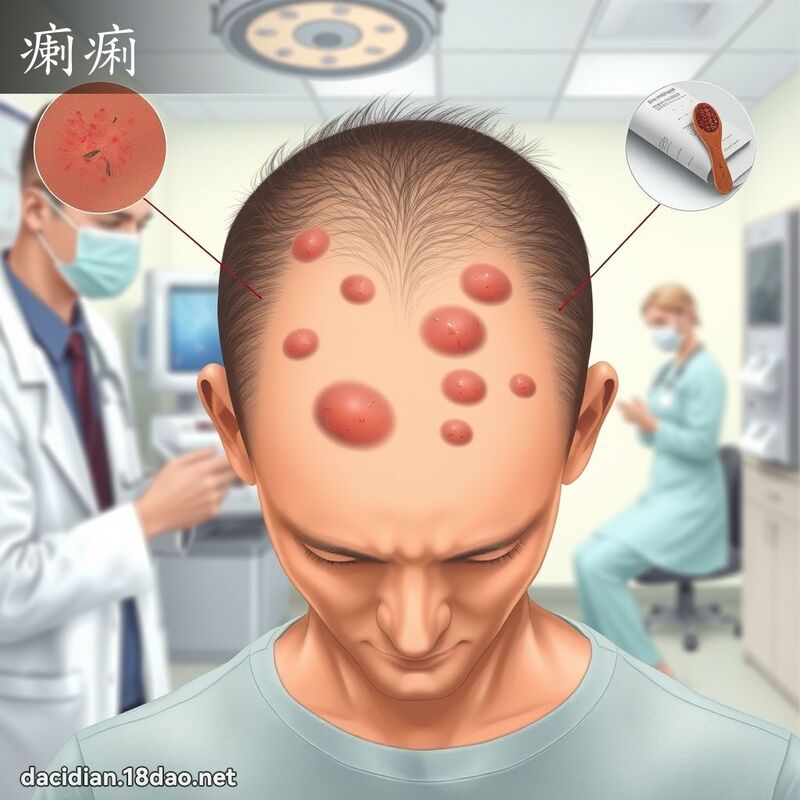 瘌痢 - 國語大辭典配圖