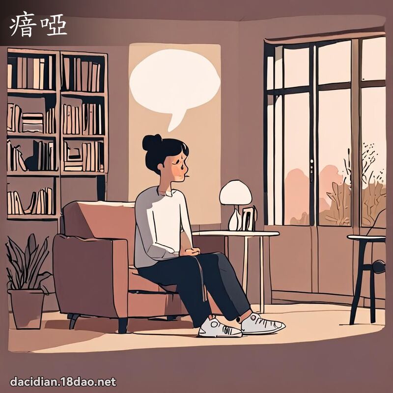 瘖啞 - 國語大辭典配圖
