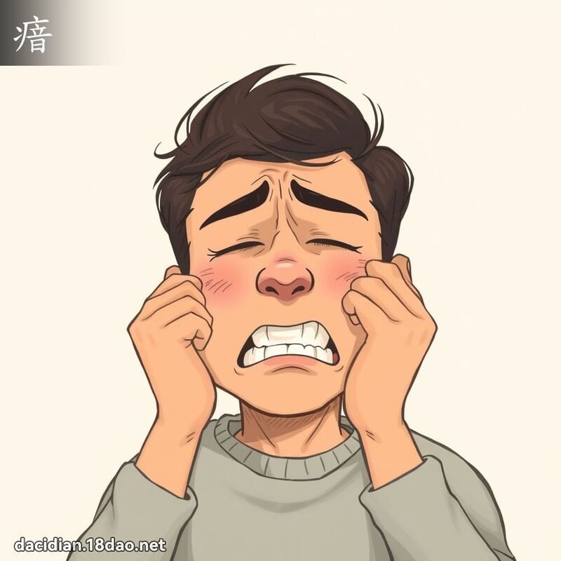 瘖 - 國語大辭典配圖