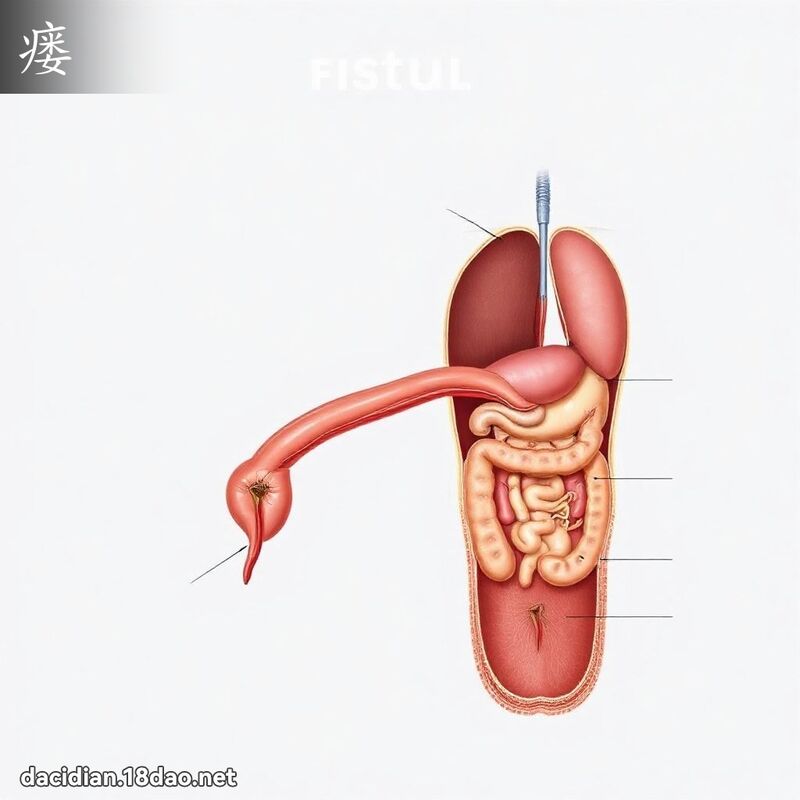 瘘 - 國語大辭典配圖