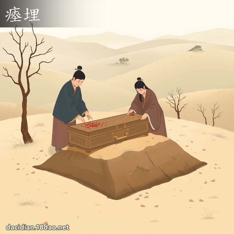 瘞埋 - 國語大辭典配圖