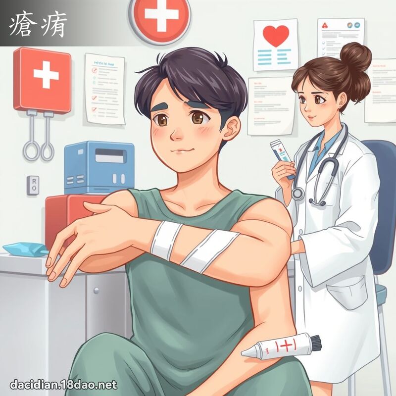 疮痏 - 国语大辞典配图