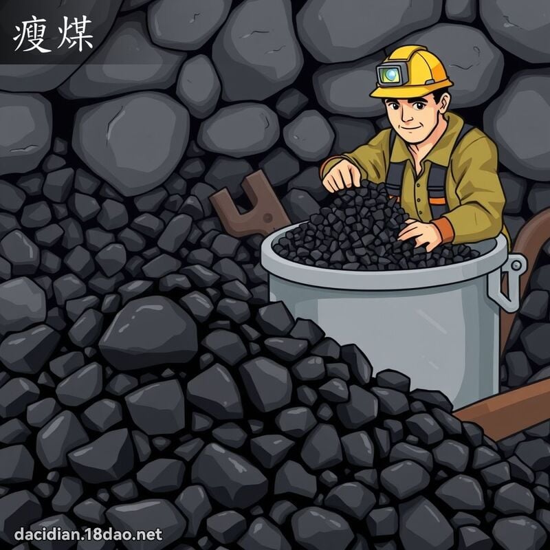 瘦煤 - 国语大辞典配图