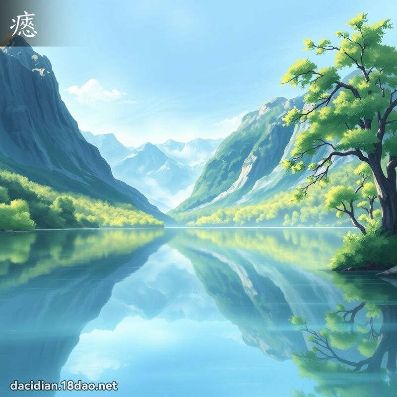 瘱 - 国语大辞典配图