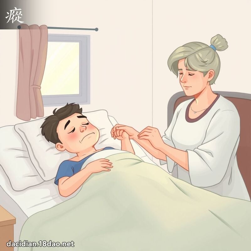 瘲 - 國語大辭典配圖