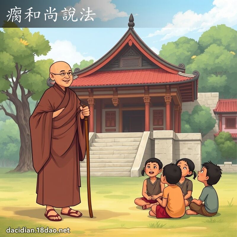 瘸和尚說法 - 國語大辭典配圖