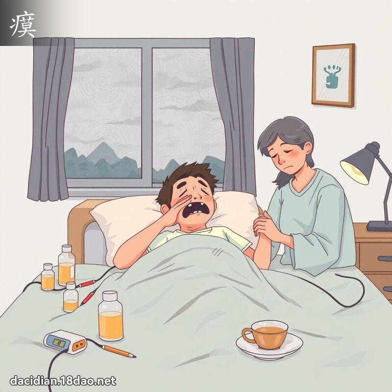 瘼 - 國語大辭典配圖
