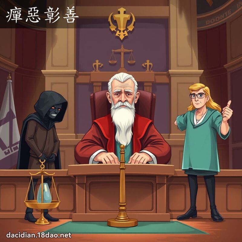 癉惡彰善 - 國語大辭典配圖