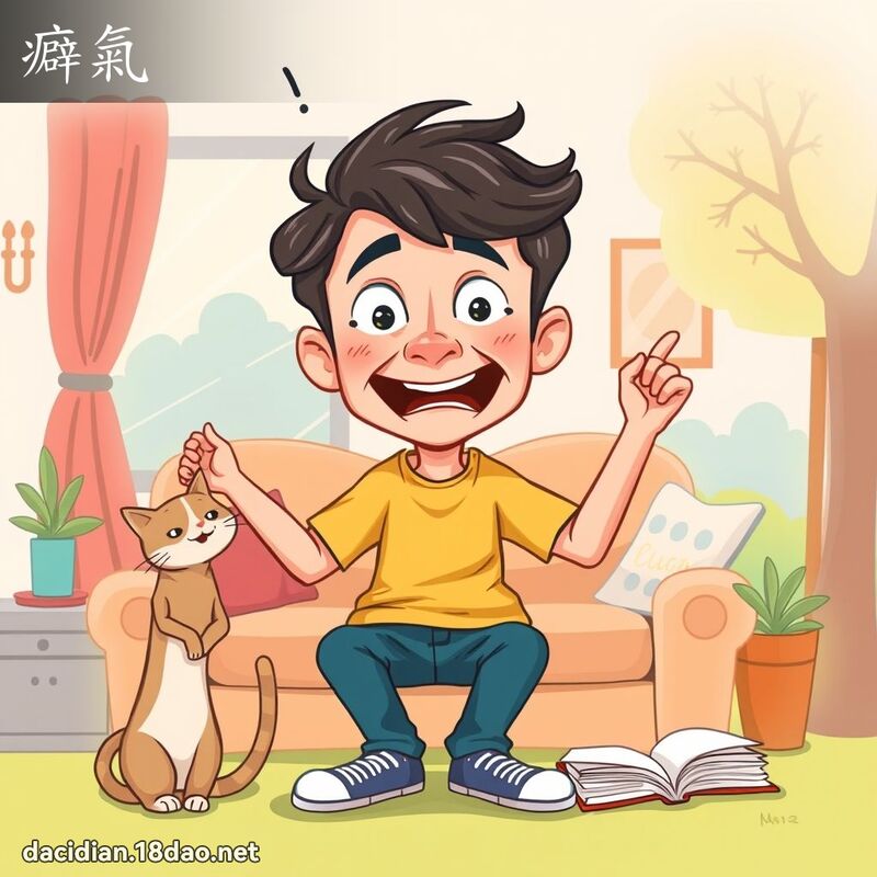 癖氣 - 國語大辭典配圖