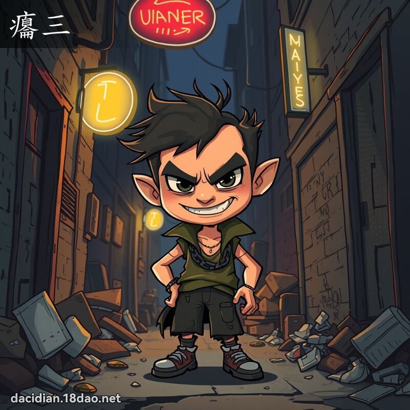 癟三 - 國語大辭典配圖