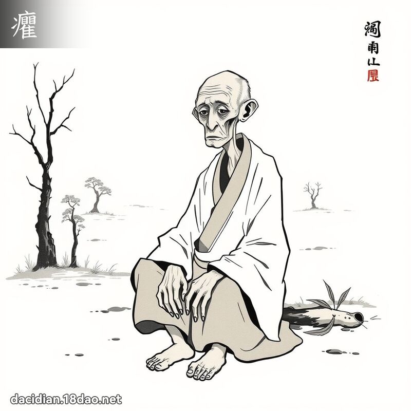 癯 - 国语大辞典配图