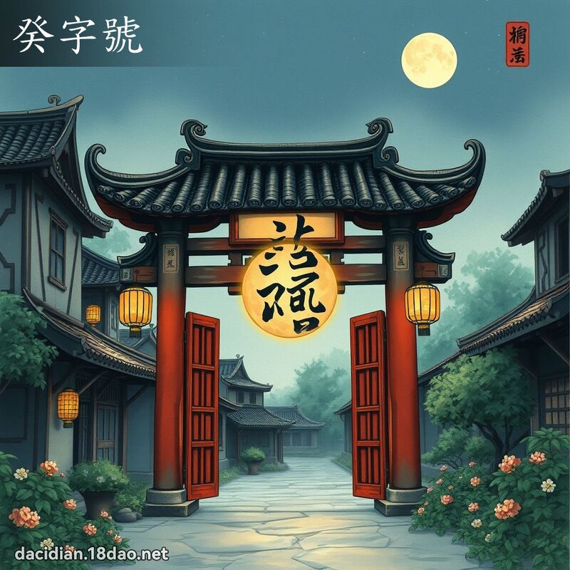 癸字号 - 国语大辞典配图