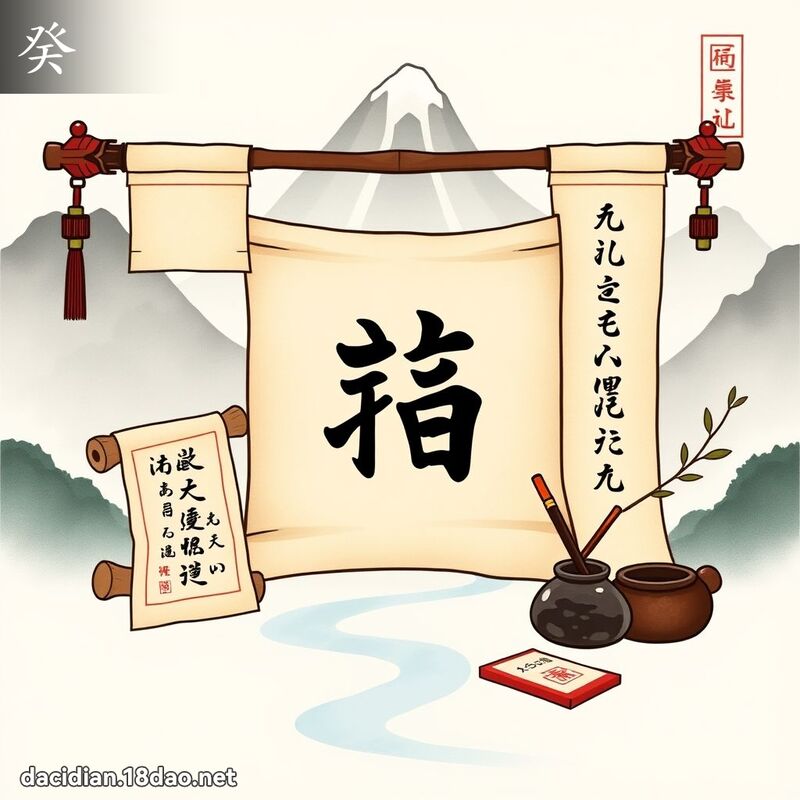 癸 - 国语大辞典配图
