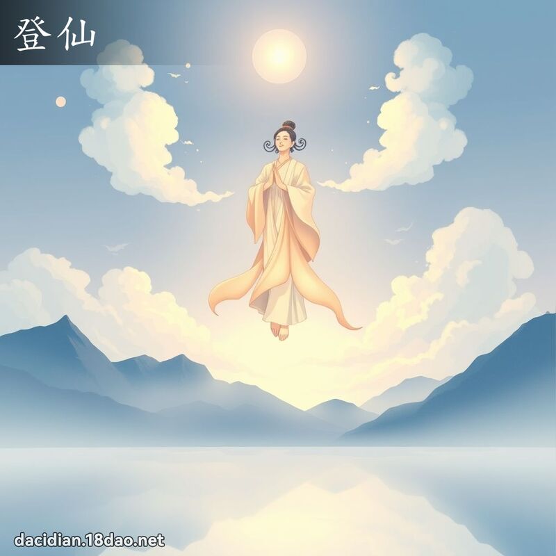 登仙 - 國語大辭典配圖