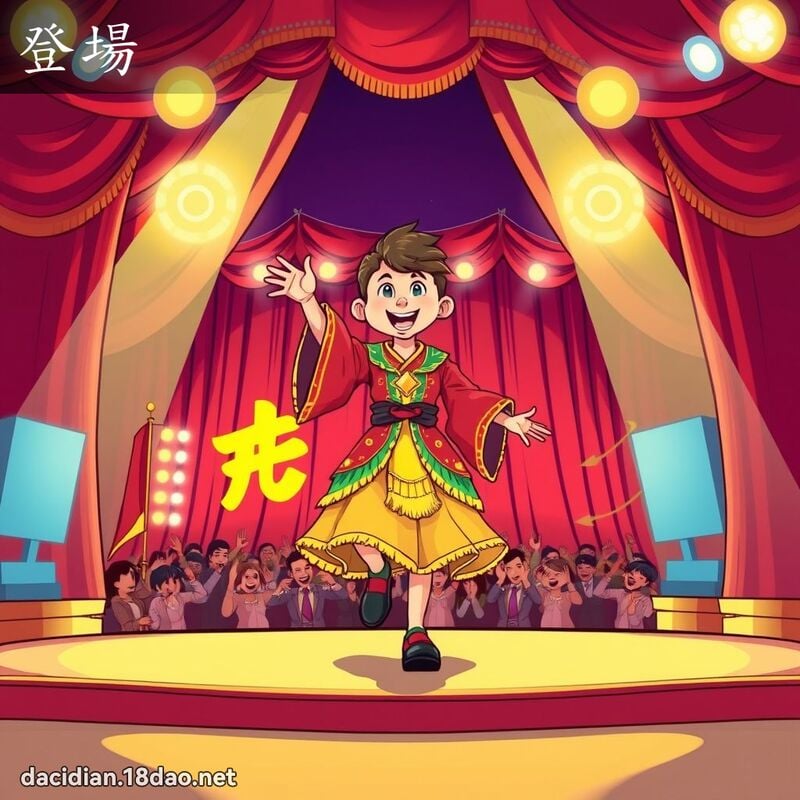 登場 - 國語大辭典配圖