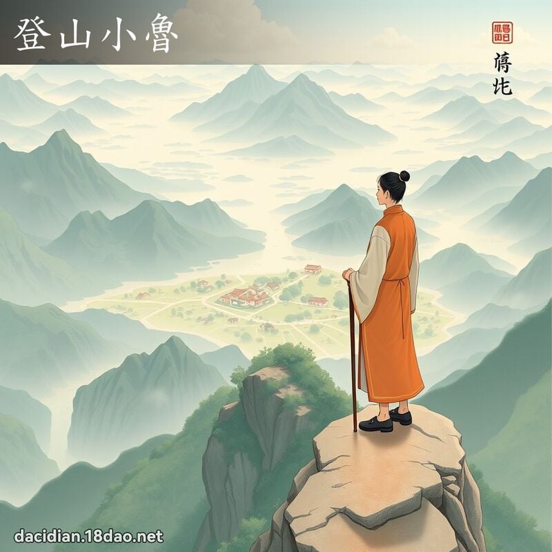 登山小魯 - 國語大辭典配圖