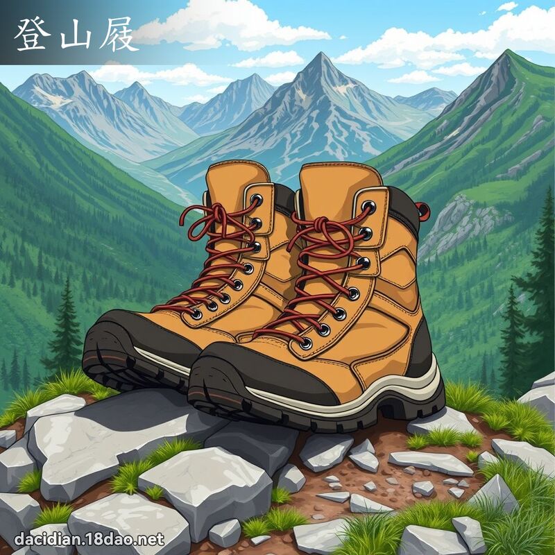 登山屐 - 国语大辞典配图