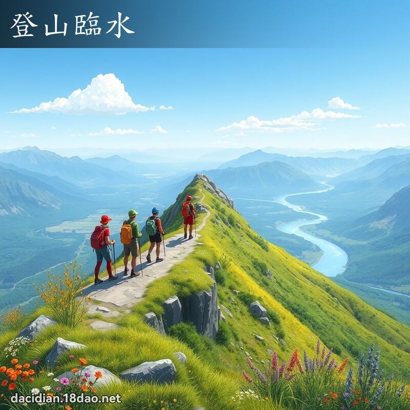 登山臨水 - 國語大辭典配圖
