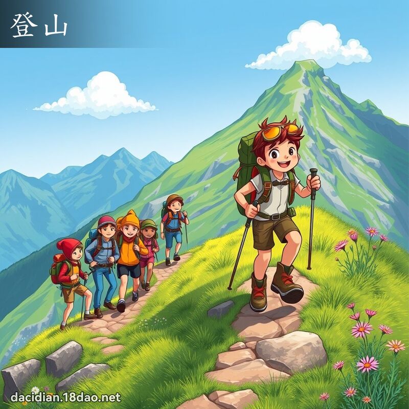 登山 - 國語大辭典配圖