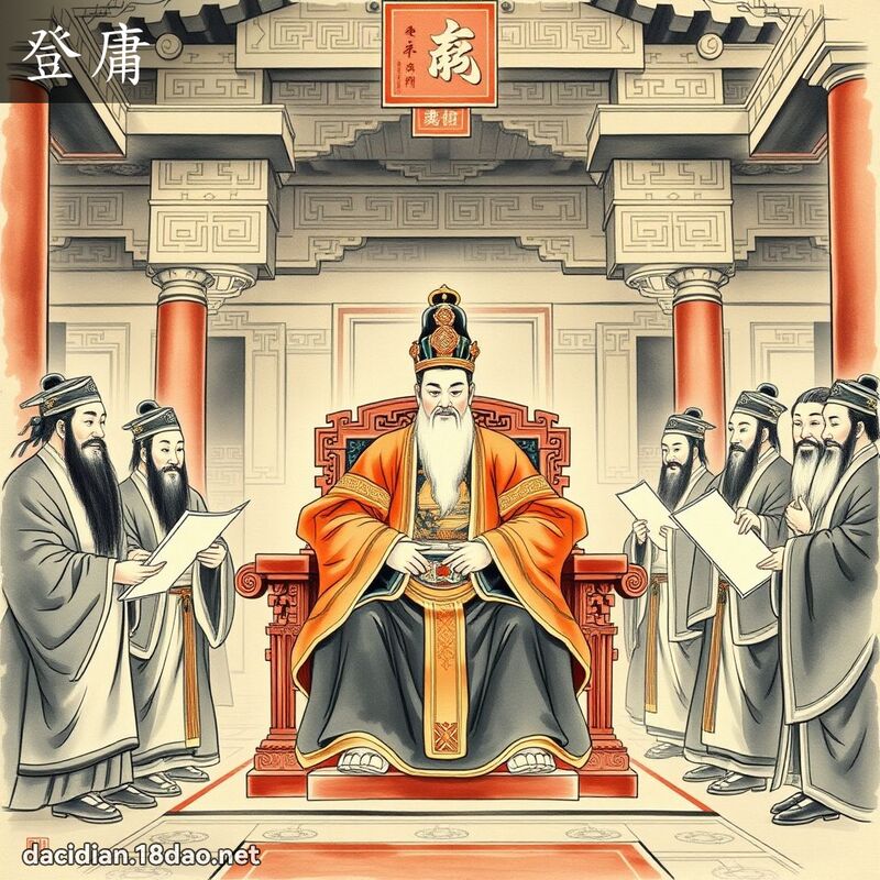 登庸 - 國語大辭典配圖