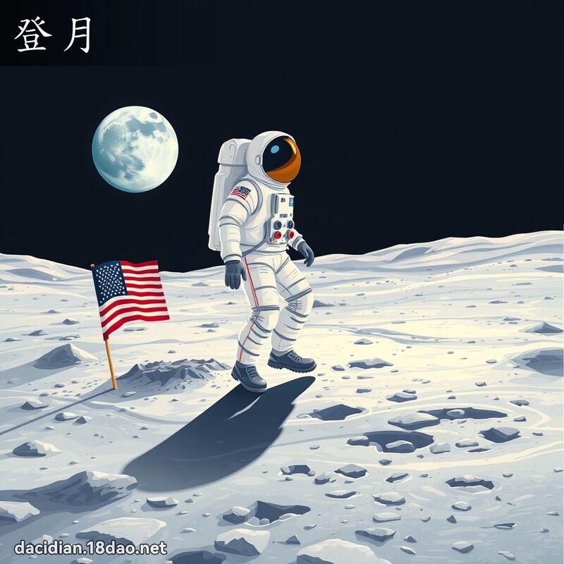 登月 - 国语大辞典配图