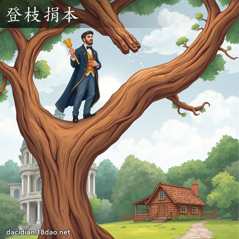 登枝捐本 - 国语大辞典配图