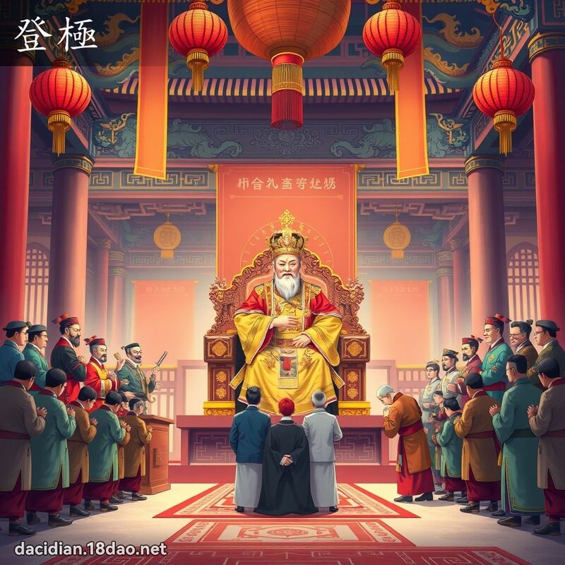 登極 - 國語大辭典配圖