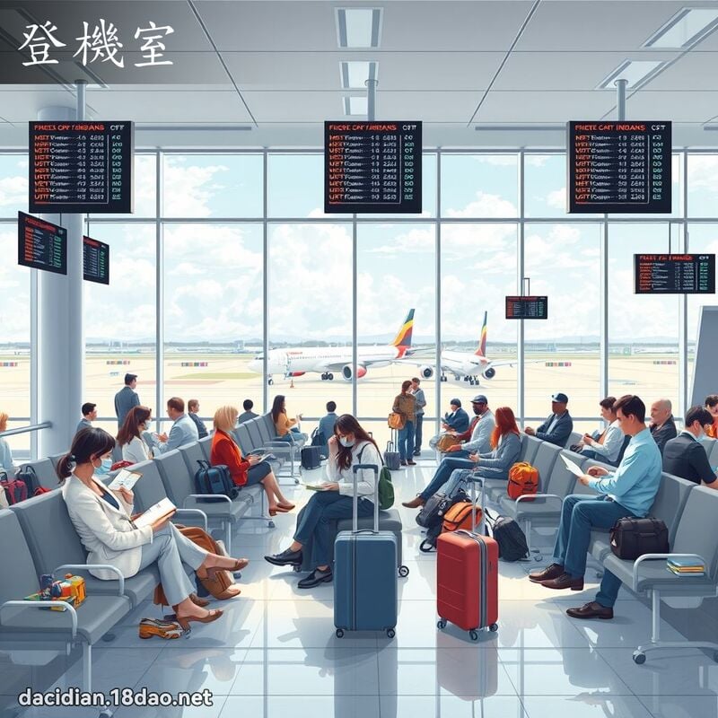 登机室 - 国语大辞典配图