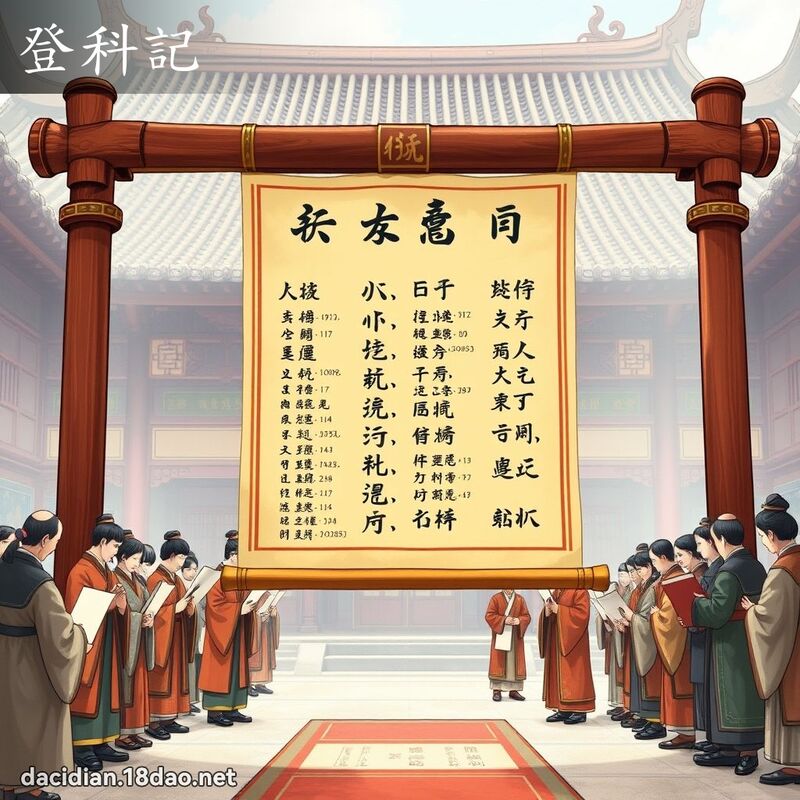 登科记 - 国语大辞典配图