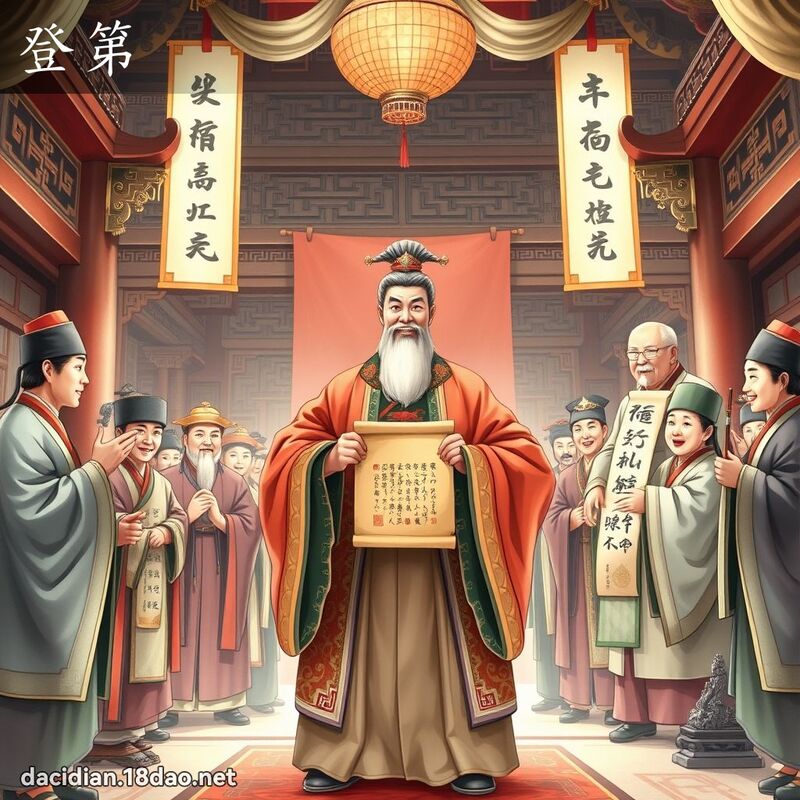 登第 - 国语大辞典配图