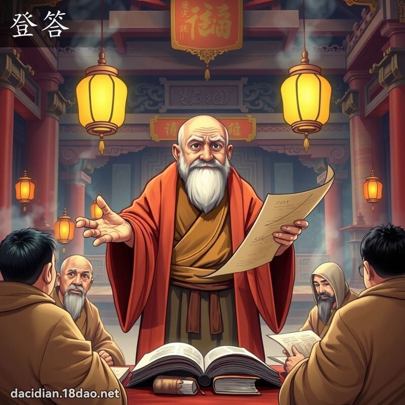 登答 - 國語大辭典配圖