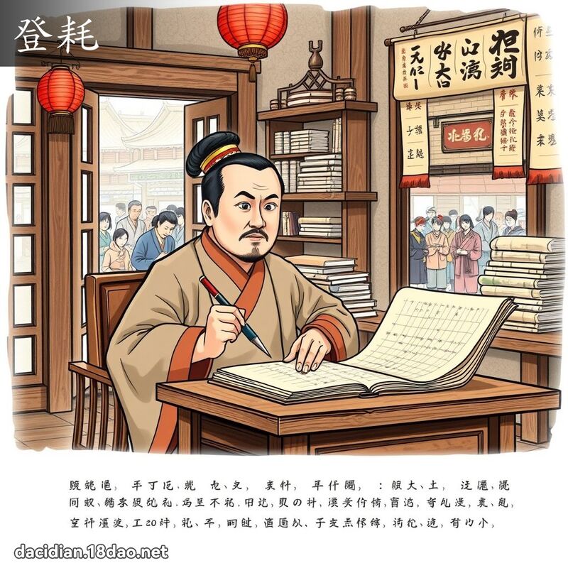 登耗 - 國語大辭典配圖